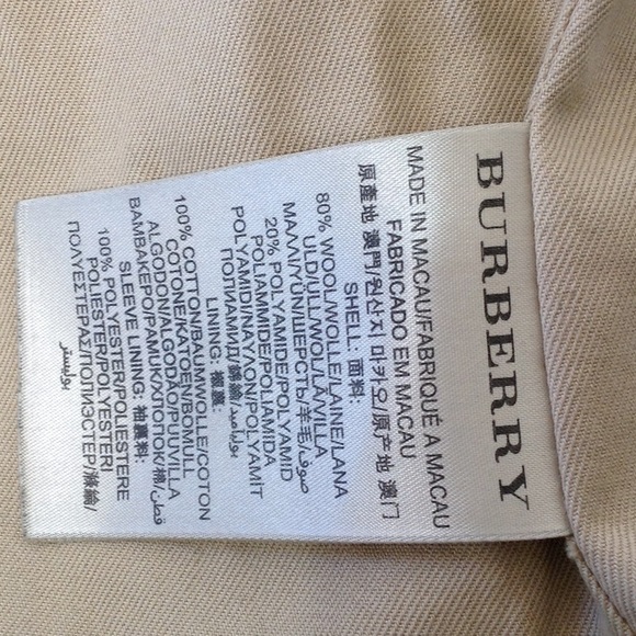 Burberry Brit Checked Lined Wool Coat in G… - Picture 4 of 10